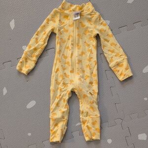 Hanna Andersson Yellow Duck Print Hanna Soft Pajamas